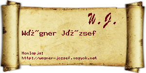 Wágner József névjegykártya